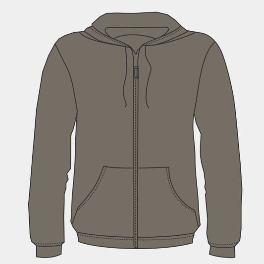 PREMIUM FLEECE FULL-ZIP HOODED SWEATSHIRT