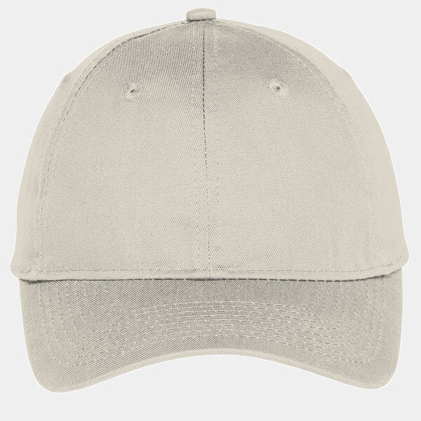 SIX PANEL UNSTRUCTURED TWILL CAP