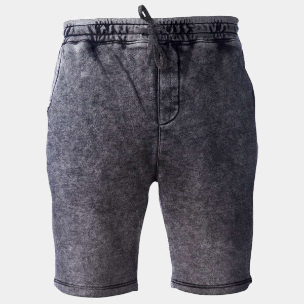 MINERAL WASH FLEECE SHORTS