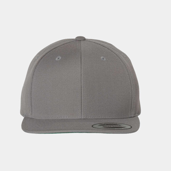 ADULT 6-PANEL STRUCTURED FLAT VISOR CLASSIC SNAPBACK