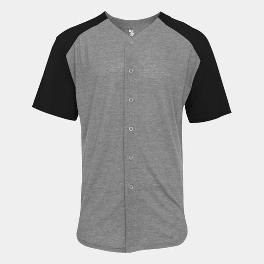 TRIBLEND FULL BUTTON T-SHIRT