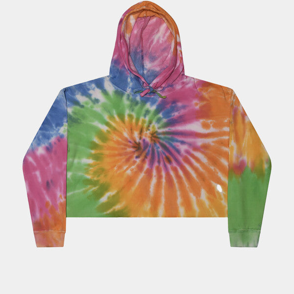 LADIES' CROPPED HOODED SWEATSHIRT
