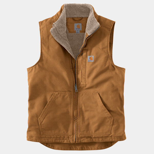 SHERPA LINED MOCK NECK VEST