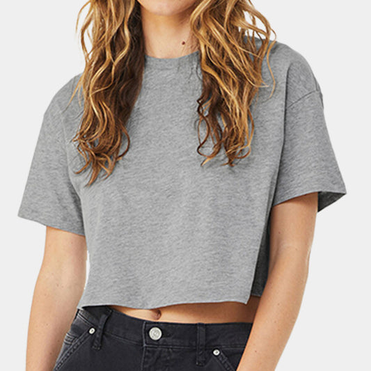 FWD FASHION LADIES' JERSEY CROPPED T-SHIRT