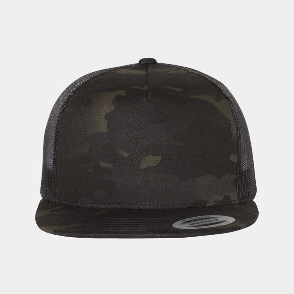 FLAT BILL TRUCKER CAP