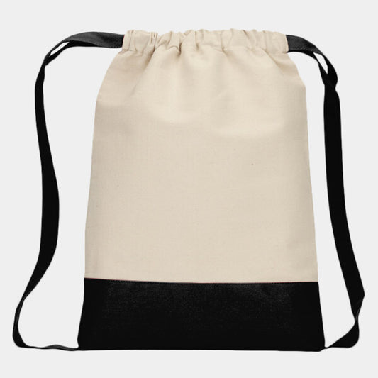 CAPE COD COTTON DRAWSTRING BACKPACK