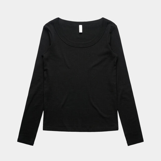 ORGANIC RIB LS TEE