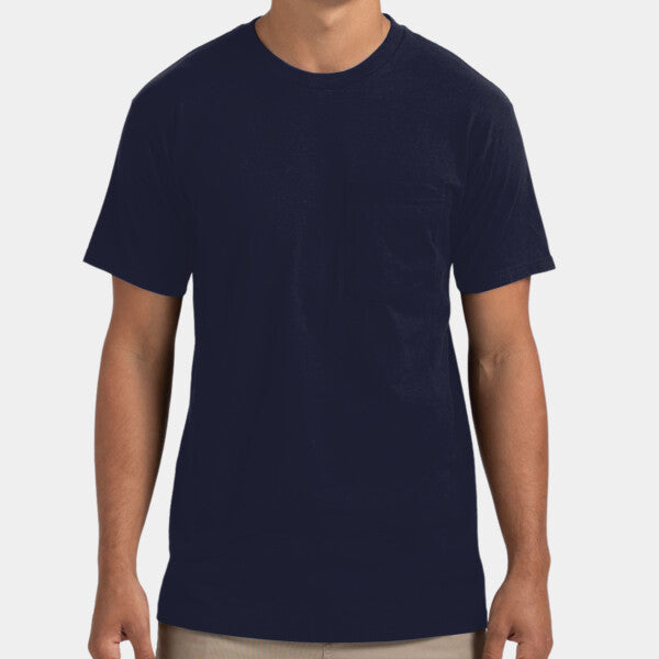 TULTEX 293 - UNISEX HEAVYWEIGHT POCKET TEE