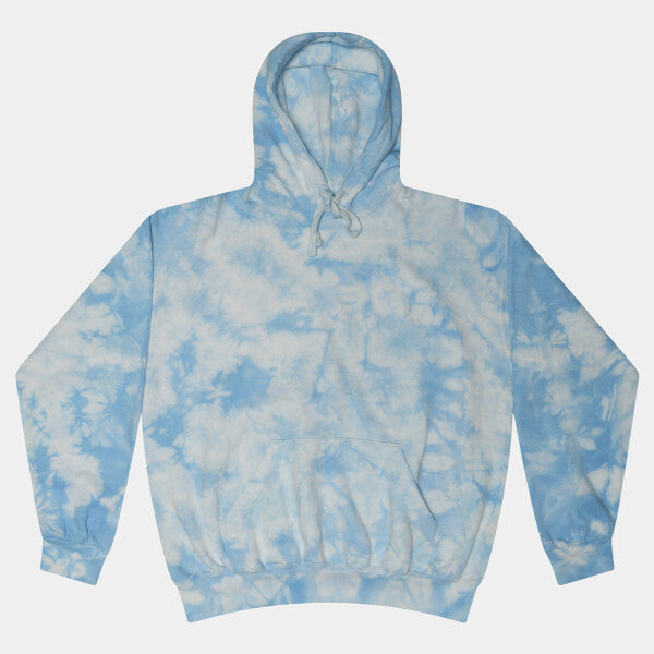 ADULT UNISEX CRYSTAL WASH PULLOVER HOODED SWEATSHIRT