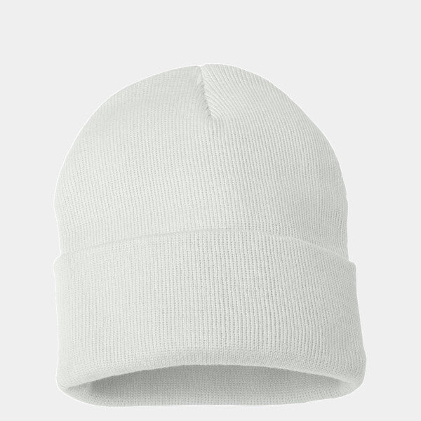 SOLID 12" CUFFED BEANIE