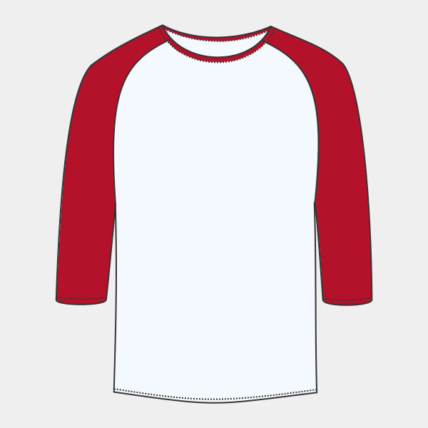 TULTEX 245Y - YOUTH RAGLAN TEE