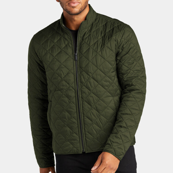 QUILTED FULL ZIP JACKET