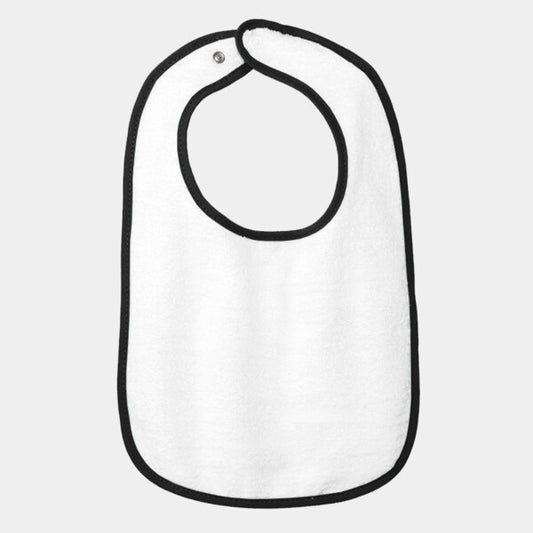 INFANT CONTRAST TRIM TERRY BIB