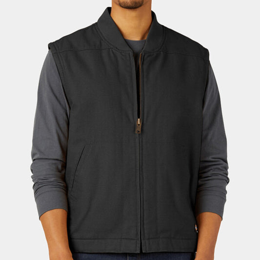 MEN'S SHERPA-LINED DUCK VEST