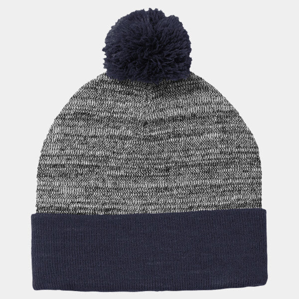 ® HEATHER POM POM BEANIE