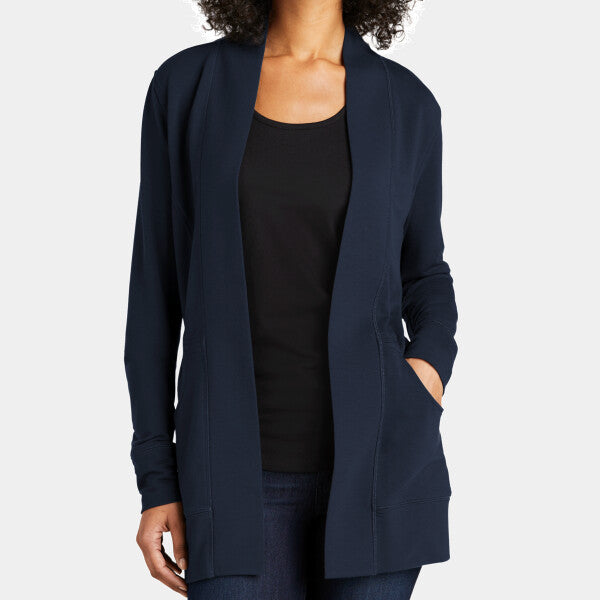 LADIES MICROTERRY CARDIGAN