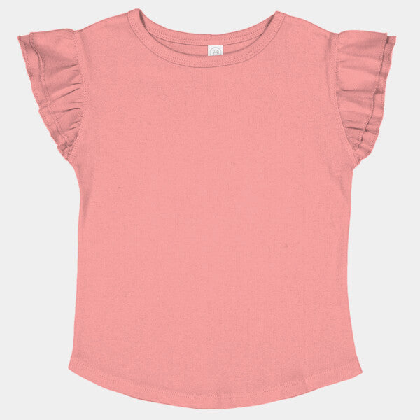 TODDLER FLUTTER SLEEVE T-SHIRT