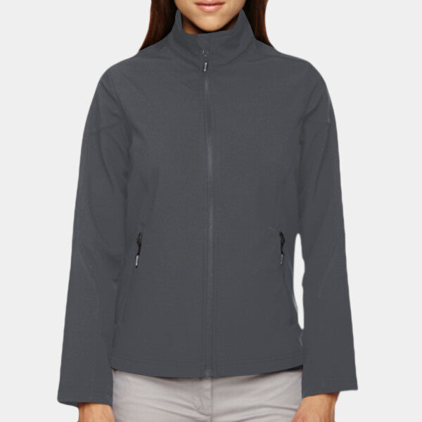 LADIES' CRUISE TWO-LAYER FLEECE BONDED SOFT SHELL JACKET