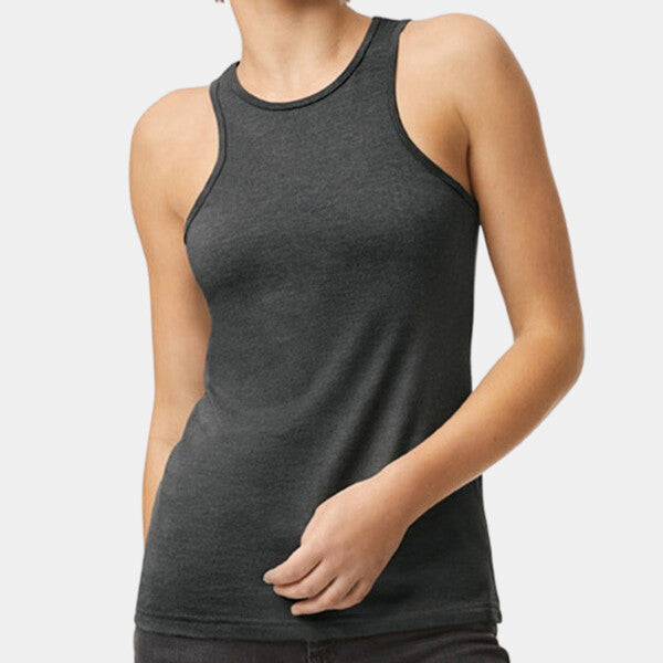 LADIES' CVC RACERNECK TANK
