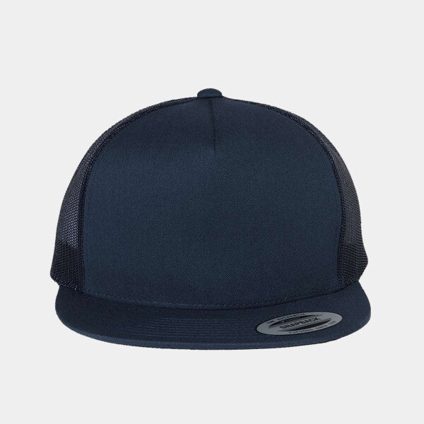 FLAT BILL TRUCKER CAP