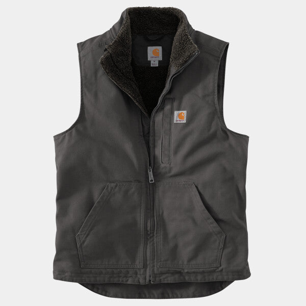 SHERPA LINED MOCK NECK VEST