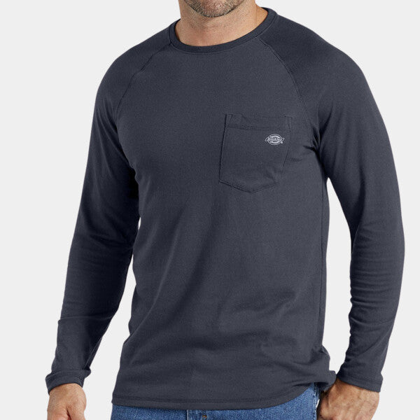MEN'S TALL TEMP-IQ PERFORMANCE COOLING LONG SLEEVE POCKET T-SHIRT