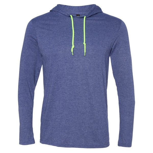 SOFTSTYLE® LIGHTWEIGHT HOODED LONG SLEEVE T-SHIRT