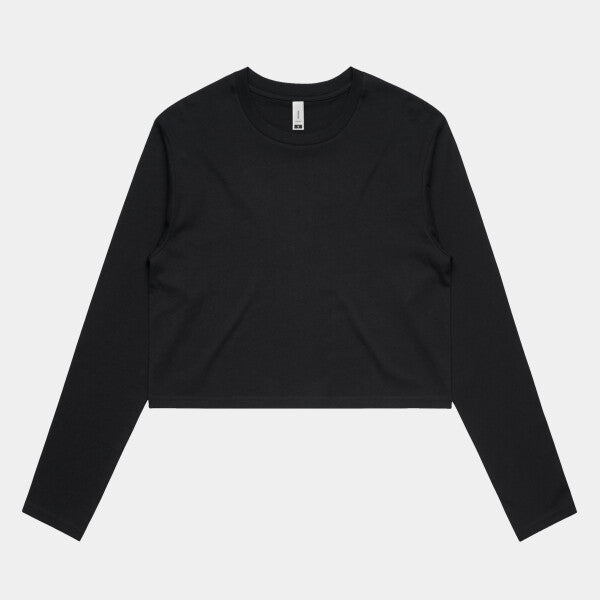 CROP LS TEE