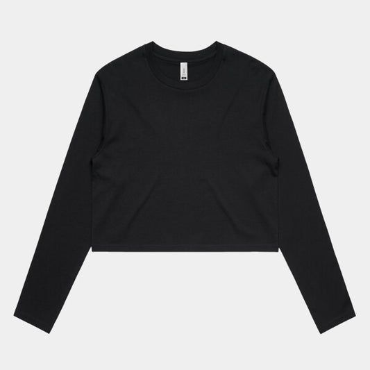 CROP LS TEE