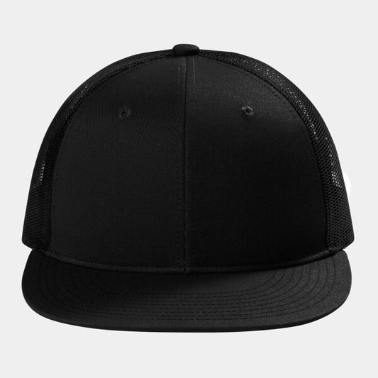 SNAPBACK FLAT BILL TRUCKER CAP