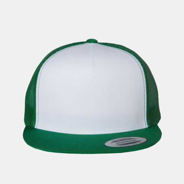FLAT BILL TRUCKER CAP