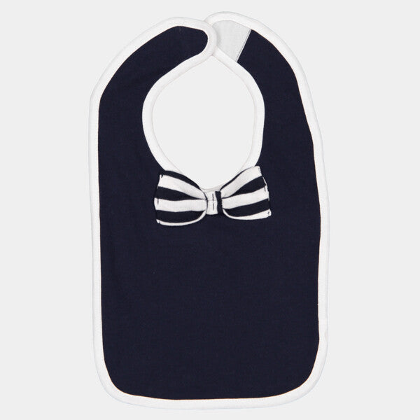 INFANT BABY RIB BOW TIE BIB