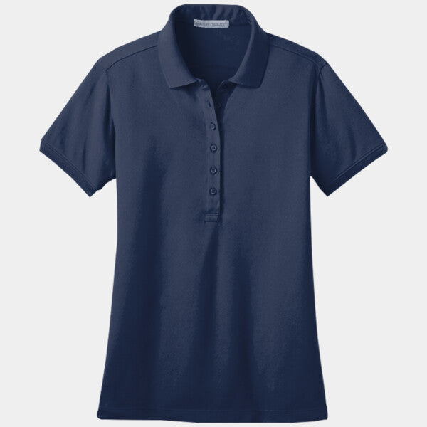LADIES STRETCH PIQUE POLO