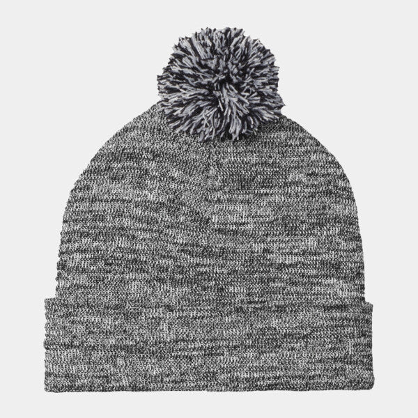 ® HEATHER POM POM BEANIE