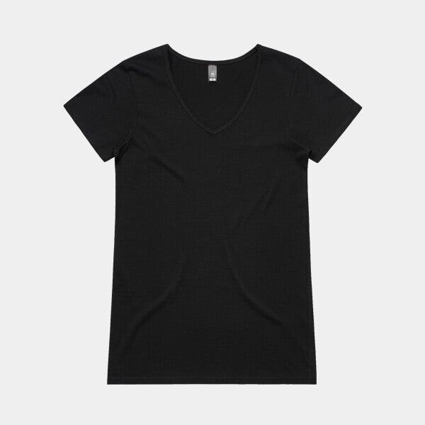 BEVEL V-NECK TEE