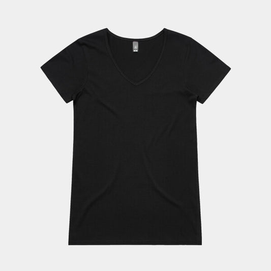 BEVEL V-NECK TEE