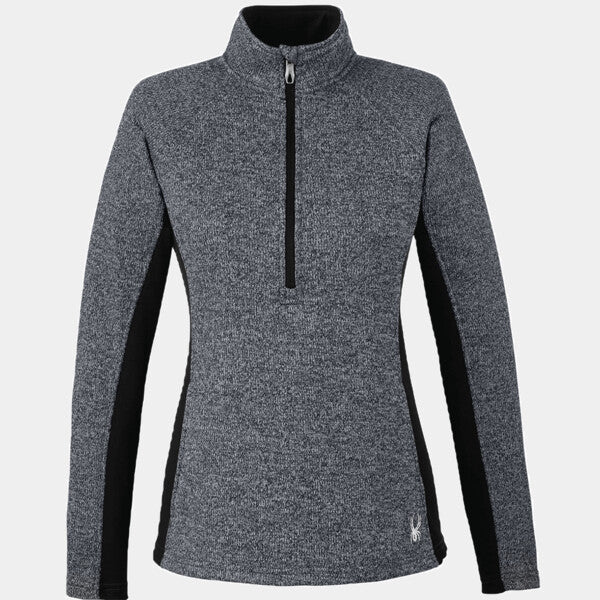 LADIES' CONSTANT HALF-ZIP SWEATER