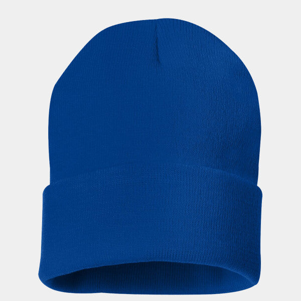 SOLID 12" CUFFED BEANIE