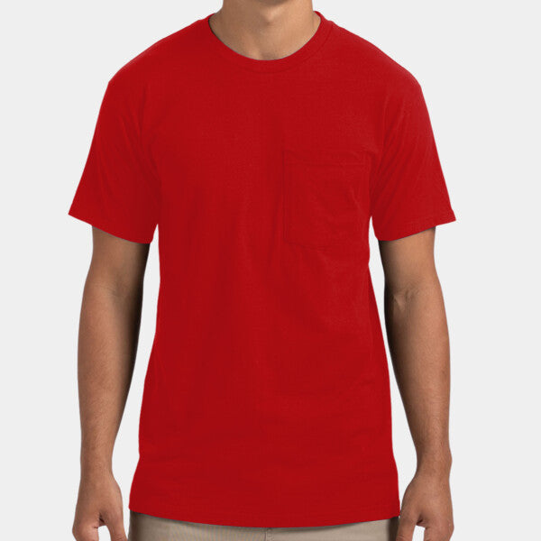 TULTEX 293 - UNISEX HEAVYWEIGHT POCKET TEE