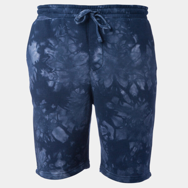 TIE-DYED FLEECE SHORTS