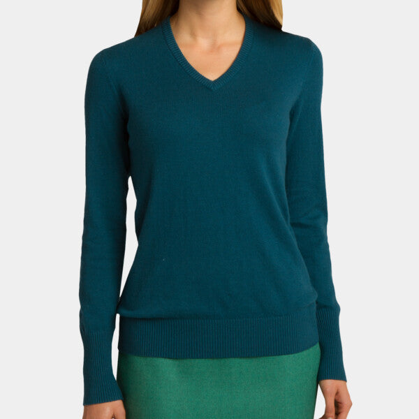 LADIES V NECK SWEATER