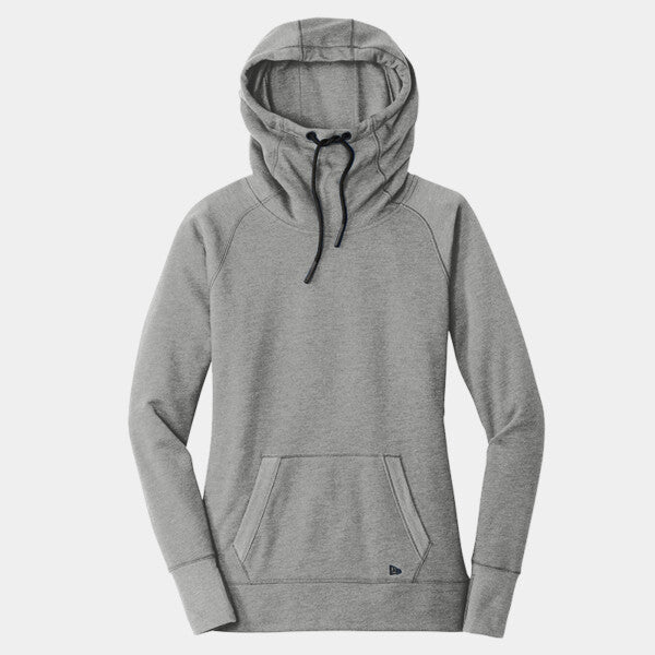LADIES TRI BLEND FLEECE PULLOVER HOODIE