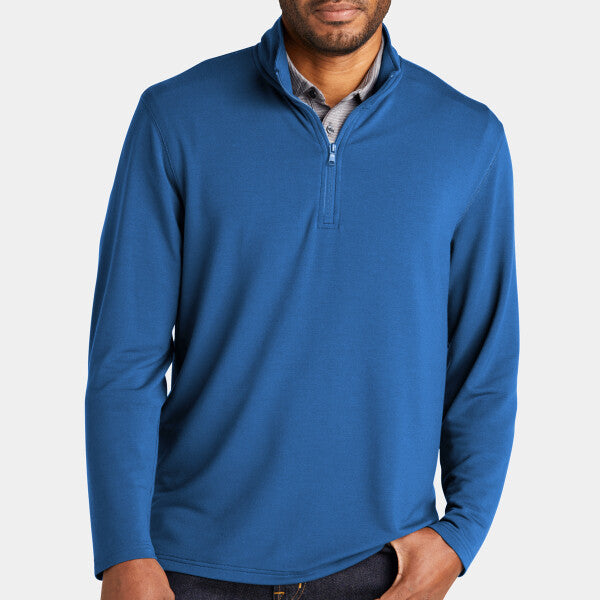 MICROTERRY 1/4 ZIP PULLOVER