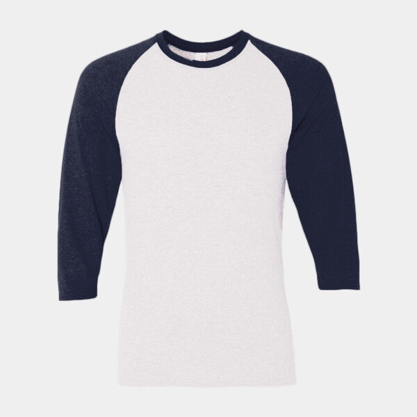 TRIBLEND THREE-QUARTER RAGLAN BASEBALL T-SHIRT