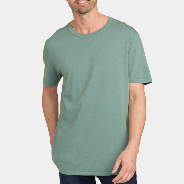 MEN'S USA MADE GARMENT-DYED CREWNECK T-SHIRT