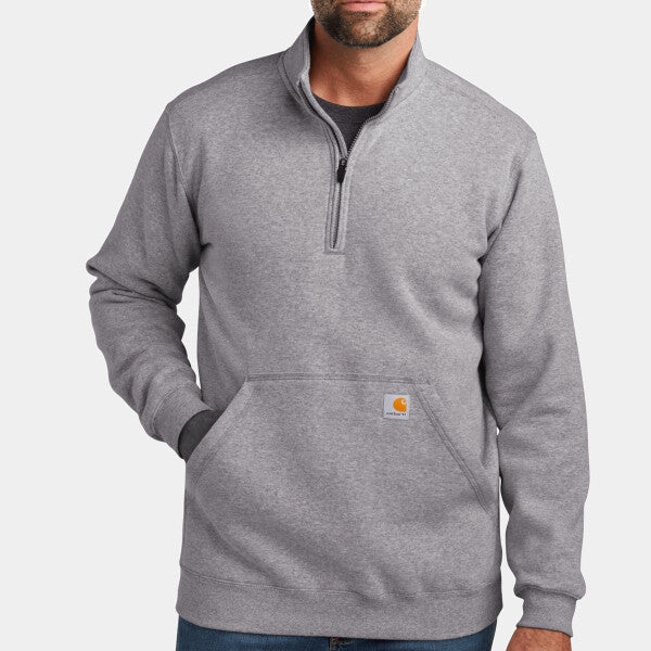 MIDWEIGHT 1/4 ZIP MOCK NECK SWEATSHIRT