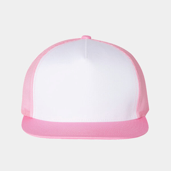 FLAT BILL TRUCKER CAP