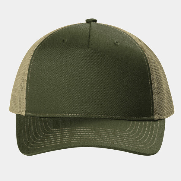 SNAPBACK FIVE PANEL TRUCKER CAP