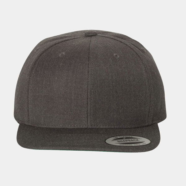 ADULT 6-PANEL STRUCTURED FLAT VISOR CLASSIC SNAPBACK