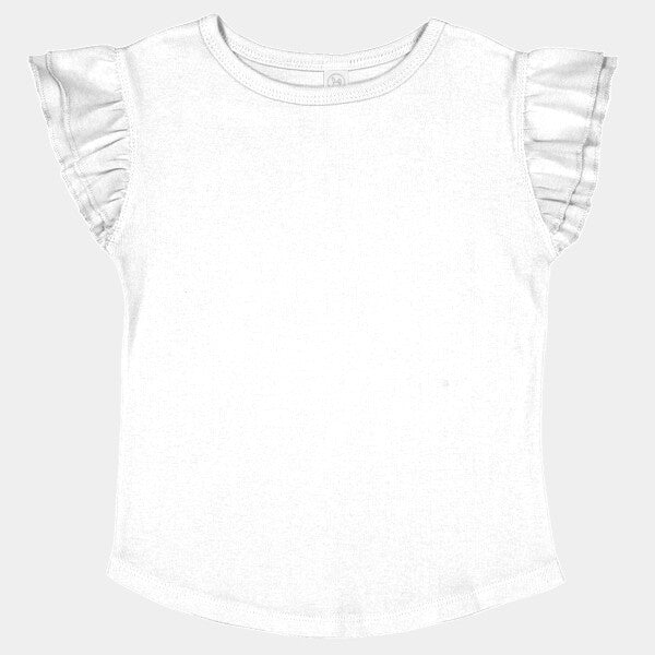 TODDLER FLUTTER SLEEVE T-SHIRT